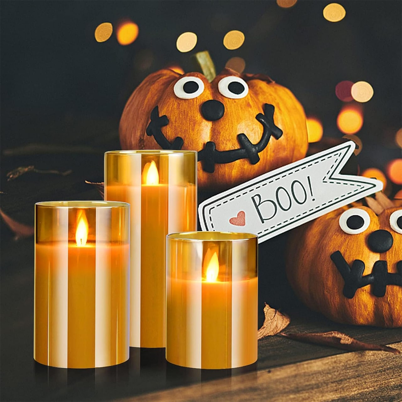 FlickCandles, σετ από κομψά διακοσμητικά κεριά (3 τεμάχια) - Image 3