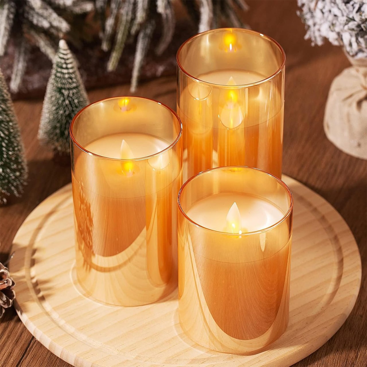 FlickCandles, σετ από κομψά διακοσμητικά κεριά (3 τεμάχια) - Image 4