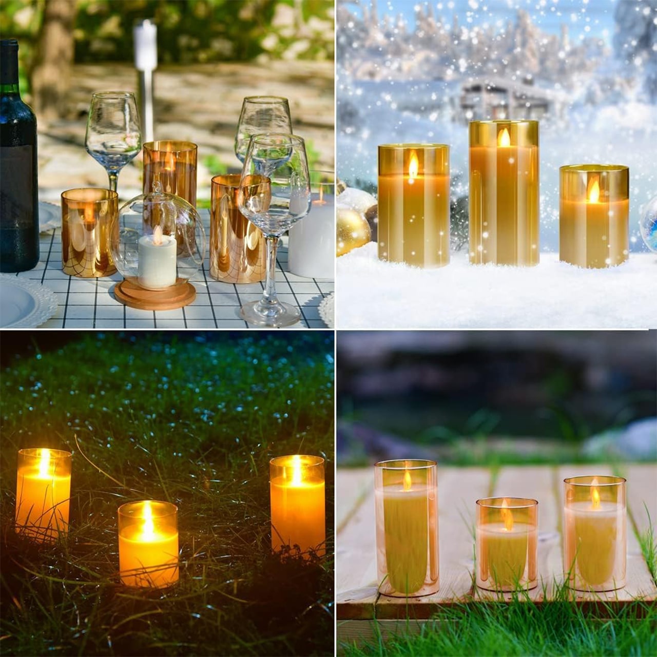 FlickCandles, σετ από κομψά διακοσμητικά κεριά (3 τεμάχια) - Image 5