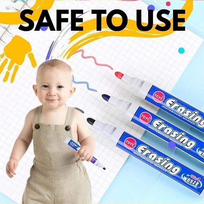 FloatPens, μαγικοί μαρκαδόροι με τους οποίους σχεδιάζετε χαριτωμένα σχέδια που επιπλέουν στο νερό - Image 3
