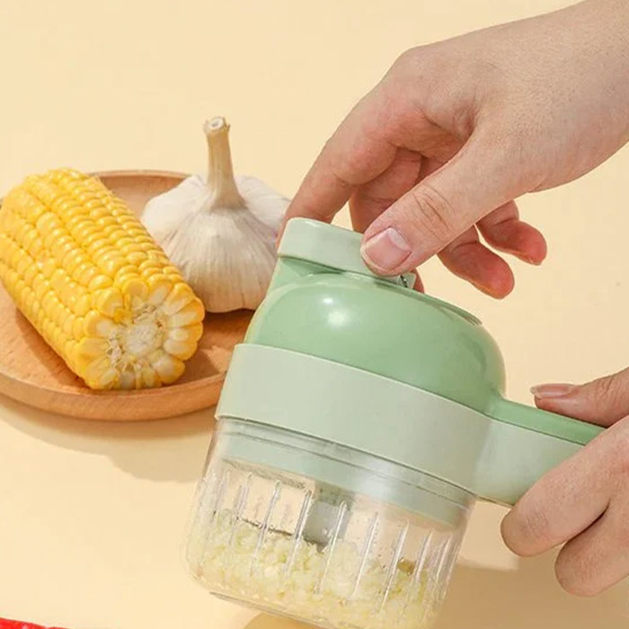 FoodProcessor, σετ κουζίνας 5 τεμαχίων για κοπή, τεμαχισμό, ξεφλούδισμα και καθάρισμα - Image 3
