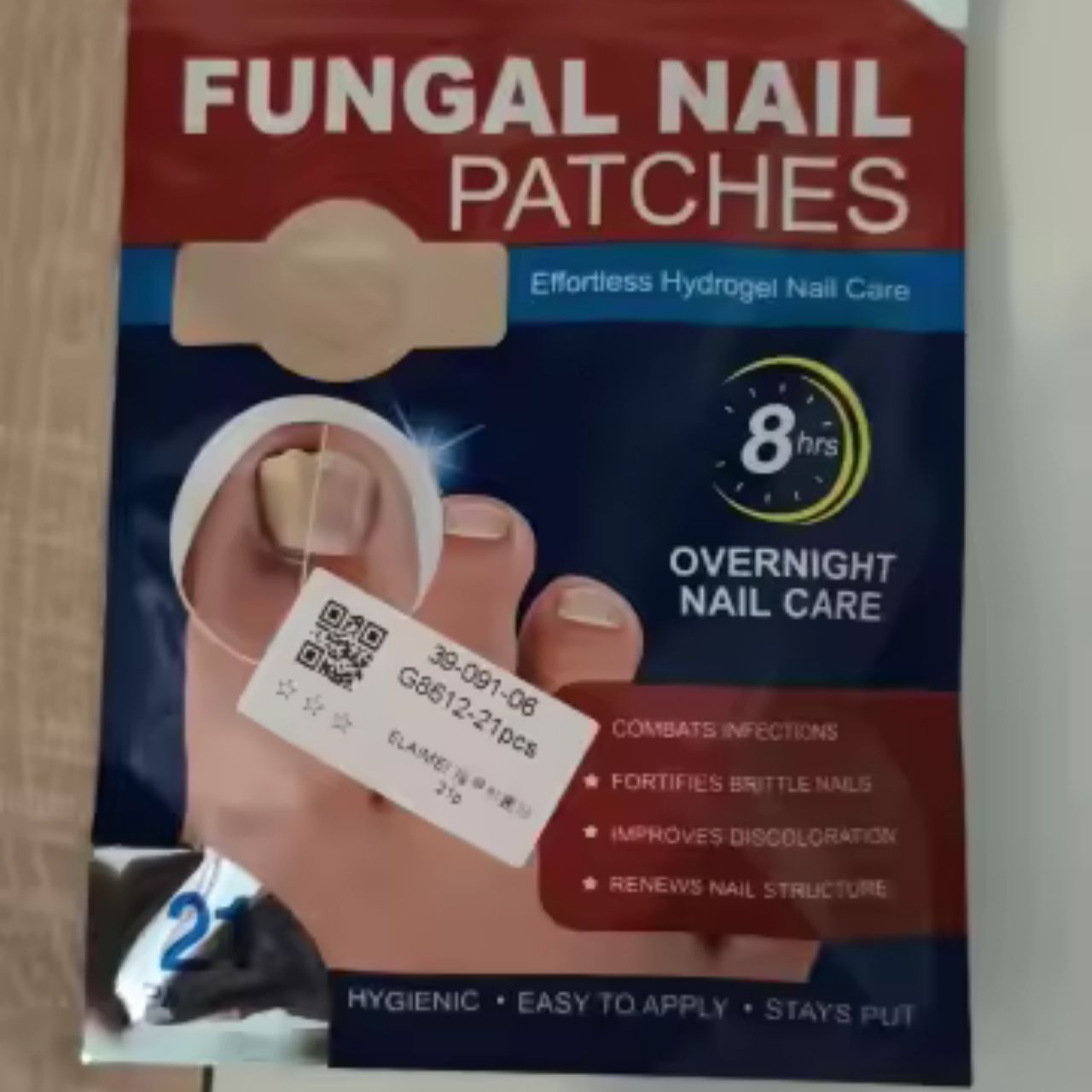 FungalPatches, επανορθωτικά επιθέματα για τη φροντίδα των κατεστραμμένων νυχιών (21 τεμ.) (1+1 ΔΩΡΕΑΝ) - Image 10