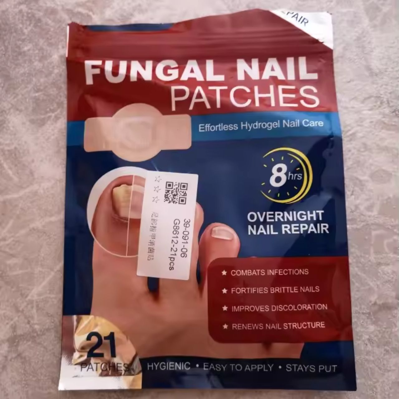 FungalPatches, επανορθωτικά επιθέματα για τη φροντίδα των κατεστραμμένων νυχιών (21 τεμ.) (1+1 ΔΩΡΕΑΝ) - Image 13