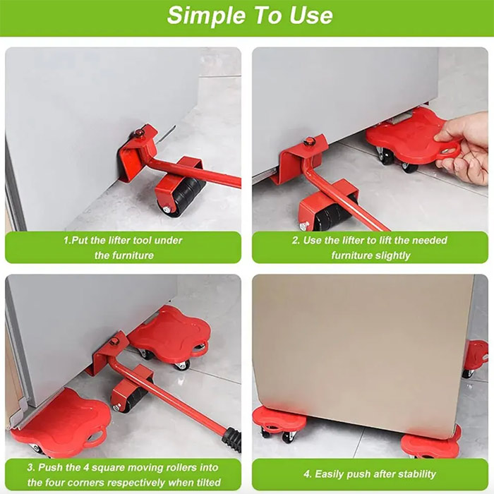 FurnitureMover, σετ 15 τεμαχίων για τη μετακίνηση επίπλων - Image 5