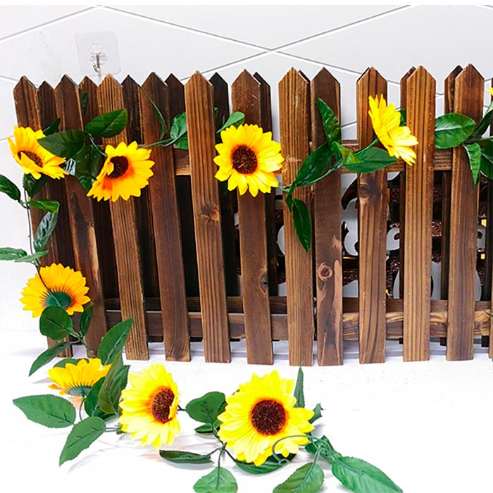 GarlandSunflower, τεχνητή γιρλάντα ηλίανθου με φυσική εμφάνιση (2 τεμάχια) - Image 7
