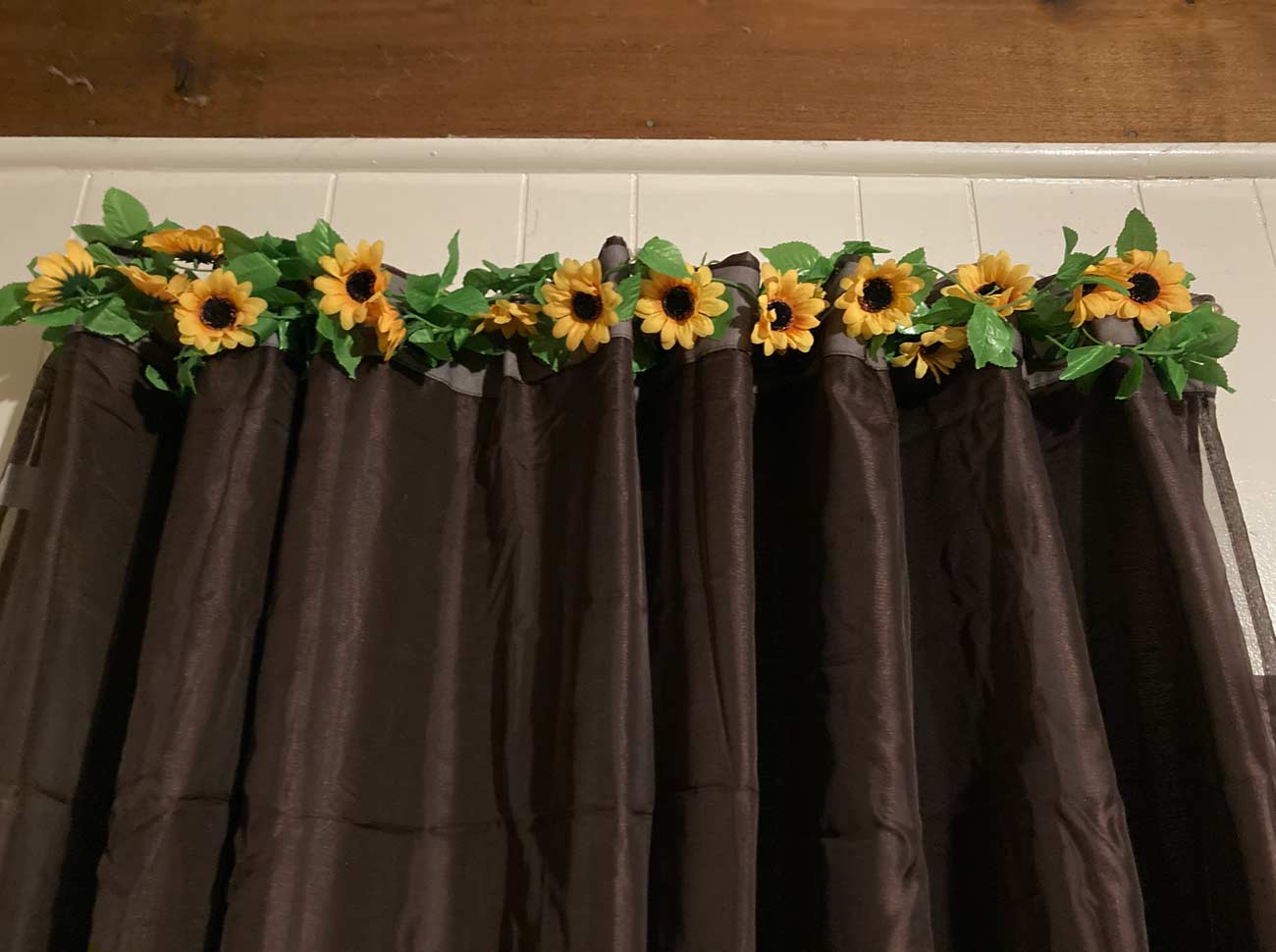 GarlandSunflower, τεχνητή γιρλάντα ηλίανθου με φυσική εμφάνιση (2 τεμάχια) - Image 9