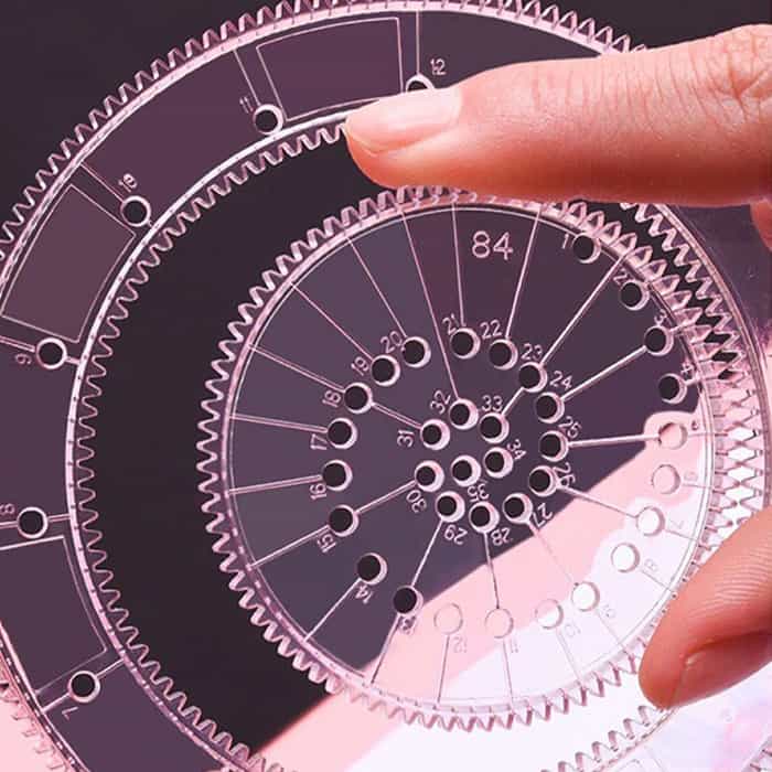 GeoArtKit, ένα σετ σχεδίασης 27 τεμαχίων με γεωμετρικούς σπειρογράφους - Image 6