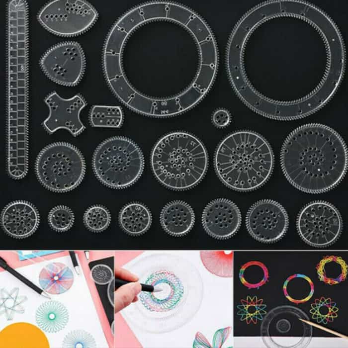 GeoArtKit, ένα σετ σχεδίασης 27 τεμαχίων με γεωμετρικούς σπειρογράφους - Image 10