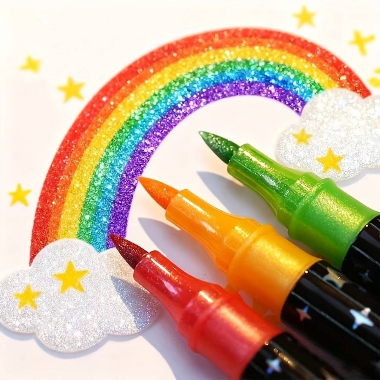 Μαρκαδόροι με γκλίτερ, GlitterMarkers - Image 1