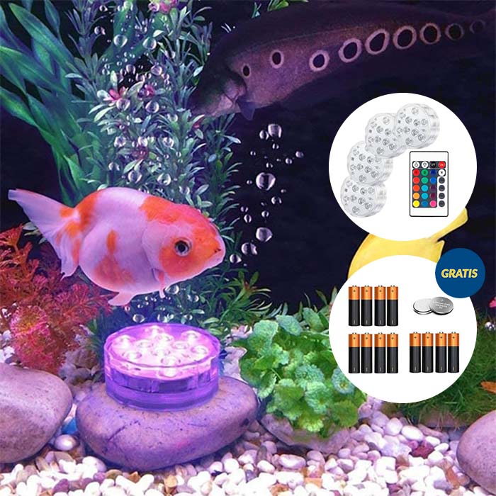 GlowBundle, 4 αδιάβροχα LED φώτα + σετ μπαταριών - Image 10