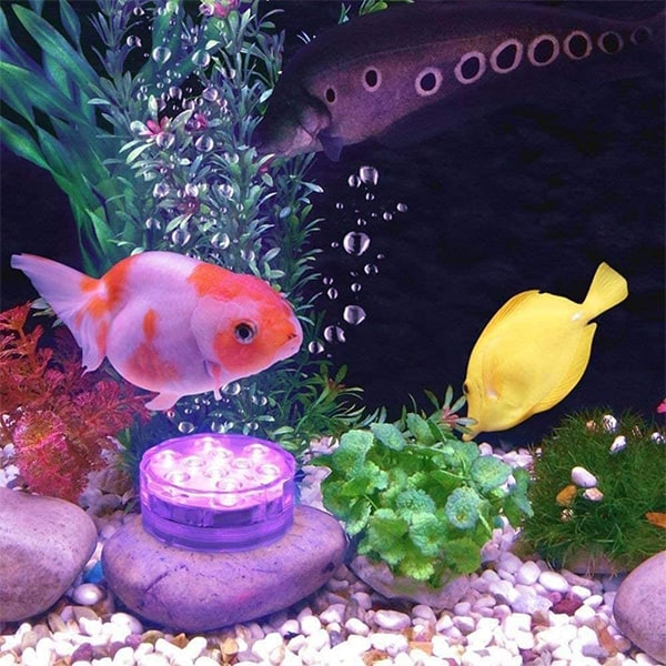 GlowWaterLights, 4 αδιάβροχα φωτάκια LED με τηλεχειριστήριο. - Image 4