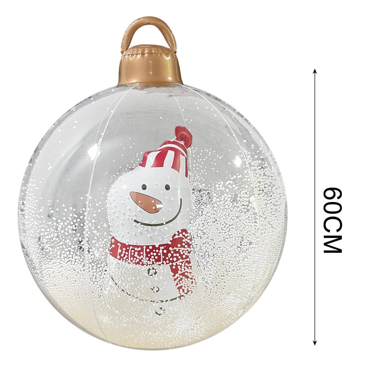 GlowySnowy, Χριστουγεννιάτικη μπάλα με σχέδιο χιονάνθρωπου και φως - Image 9