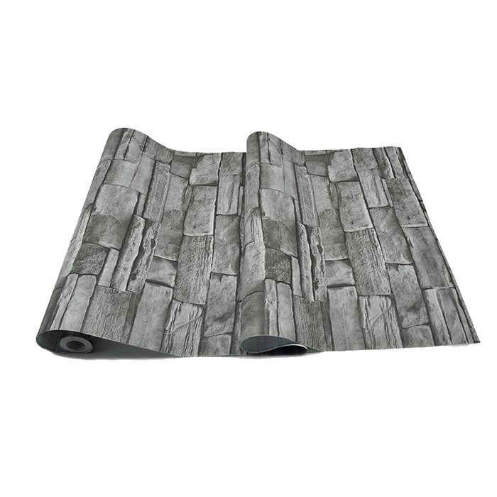 GreyBricks, αυτοκόλλητα τοίχου με όψη 3D σε γκρι τούβλο - Image 2