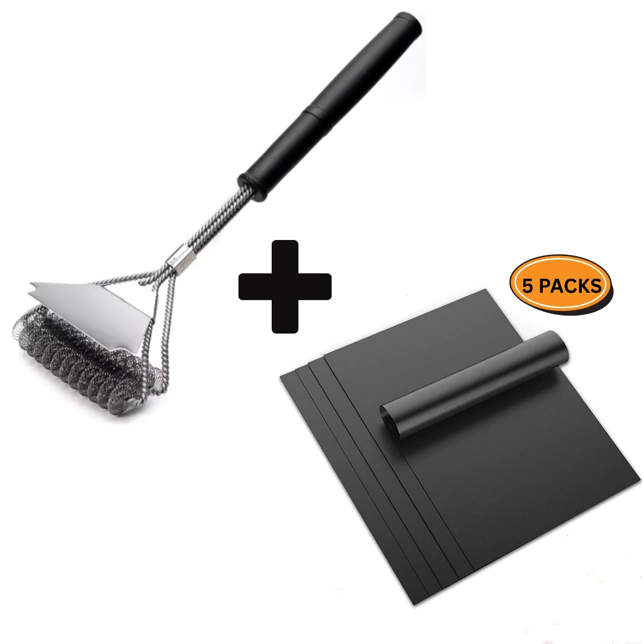 <ul><li>GrillBundle, σετ με επιφάνειες ψησίματος (5 τεμάχια) και βούρτσα καθαρισμού ψησταριάς</li></ul> - Image 4