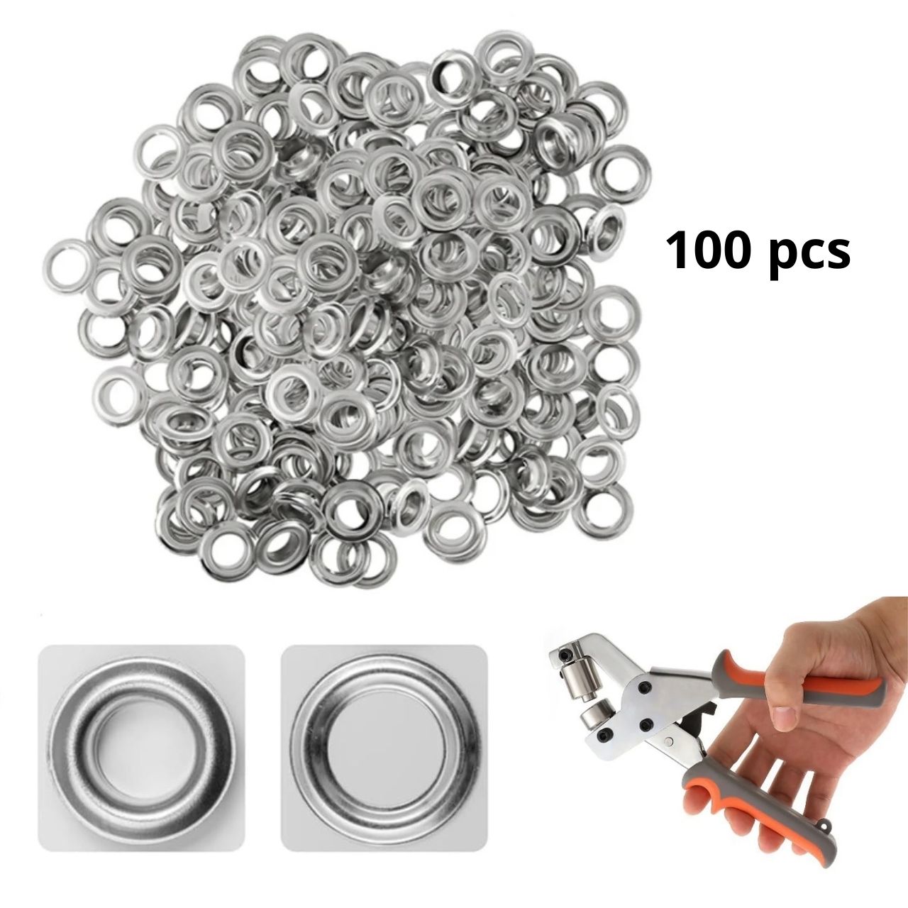 Grips, 100 μεταλλικοί δακτύλιοι για GripTool - Image 3