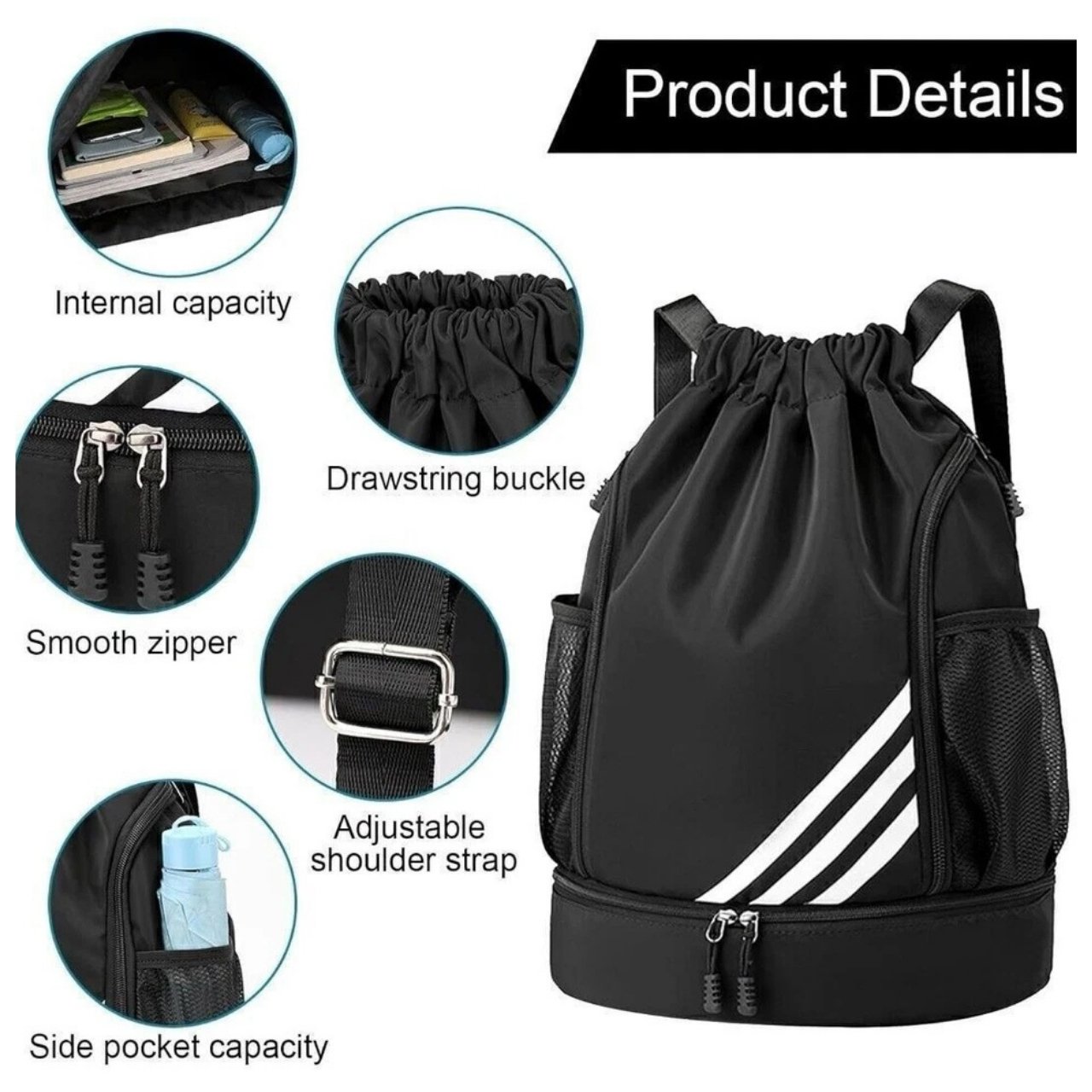 GymPack, το αθλητικό σακίδιο με πολλαπλές θήκες - Image 4