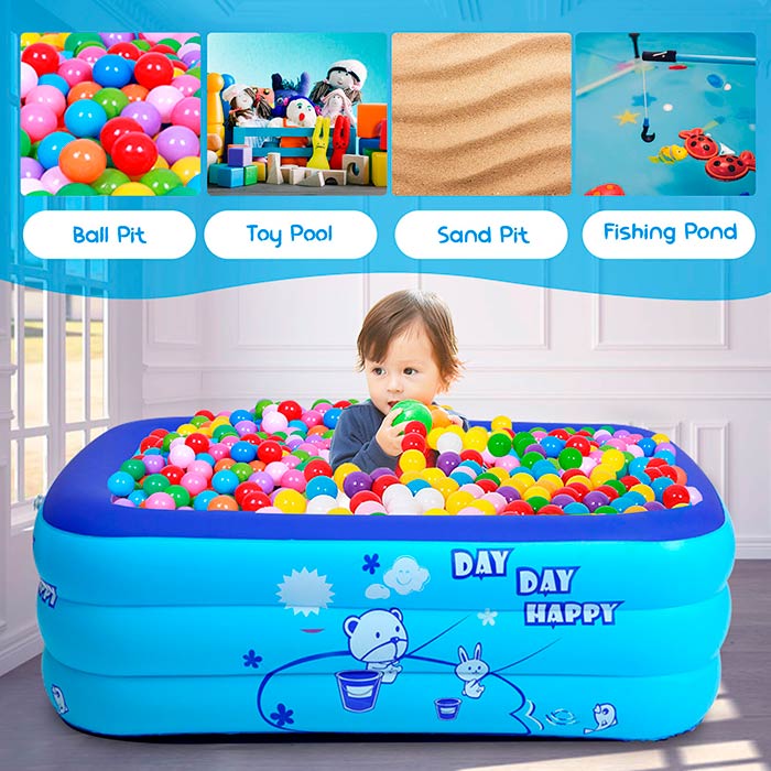 HappyPool, φουσκωτή παιδική πισίνα - Image 9