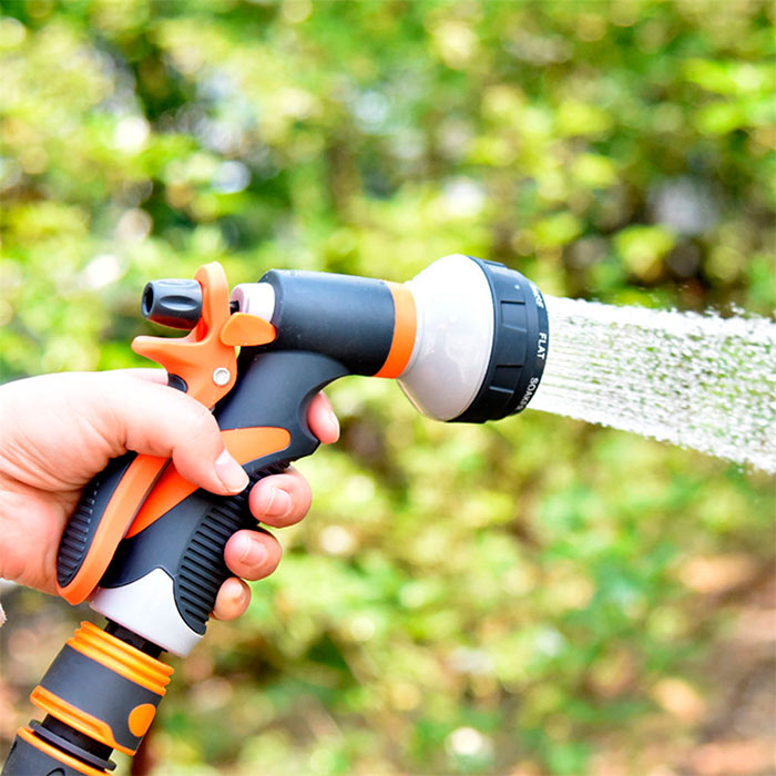 HoseSpray, Σετ με ακροφύσιο λάστιχου ποτίσματος, σύνδεσμο λάστιχου και πιστόλι ποτίσματος - Image 7
