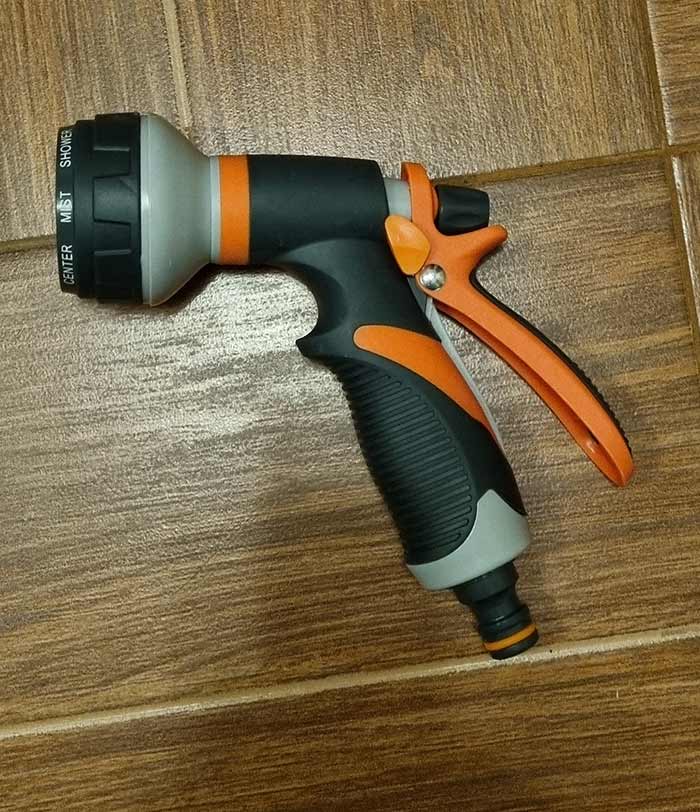 HoseSpray, Σετ με ακροφύσιο λάστιχου ποτίσματος, σύνδεσμο λάστιχου και πιστόλι ποτίσματος - Image 10