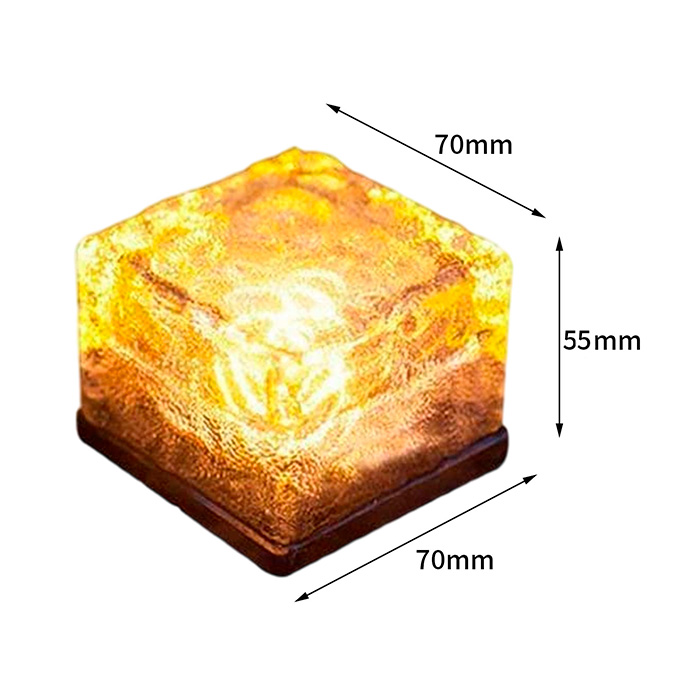 IceCubeLights, ηλιακά φωτάκια κήπου σε σχήμα κύβου (2 τμχ) - Image 2
