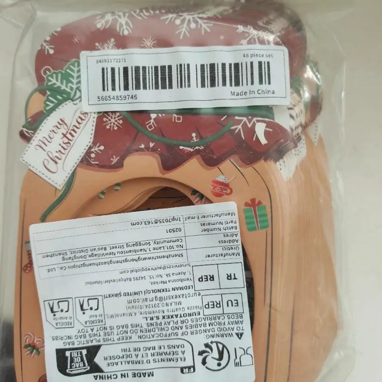 JarGifts, Σετ Χριστουγεννιάτικων Καρτών Δώρου (48 τεμ.) - Image 1