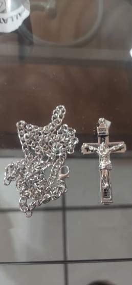 JesusNecklace, ασημένια αλυσίδα με τον Ιησού - Image 2
