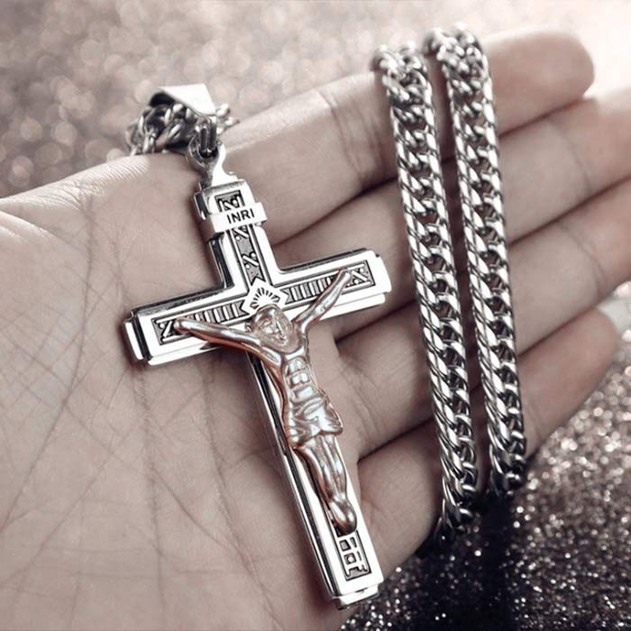 JesusNecklace, ασημένια αλυσίδα με τον Ιησού - Image 7
