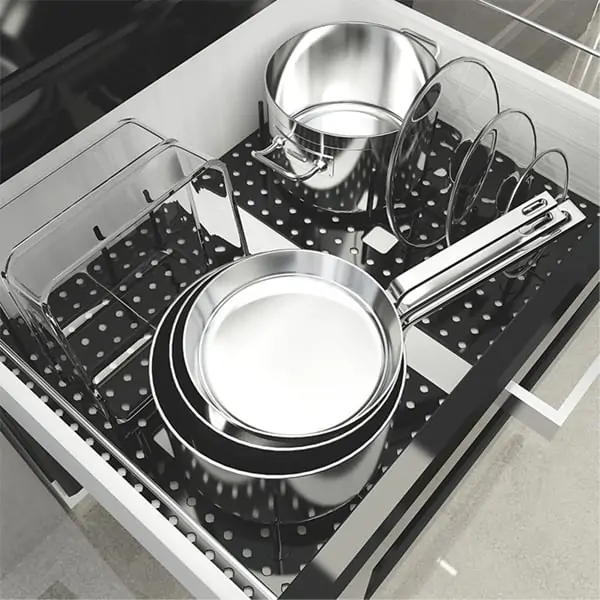 KitchenOrganizator, πρακτικός κρεμάστρα για τα εργαλεία κουζίνας και καπάκια - Image 3