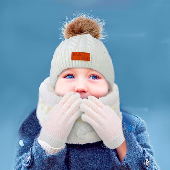KnittSet, ζεστό σετ χειμερινό για παιδιά - Image 8