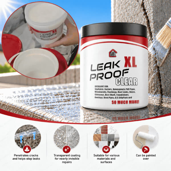 Διάφανη επίστρωση για τη σφράγιση ρωγμών, LeakProof - video