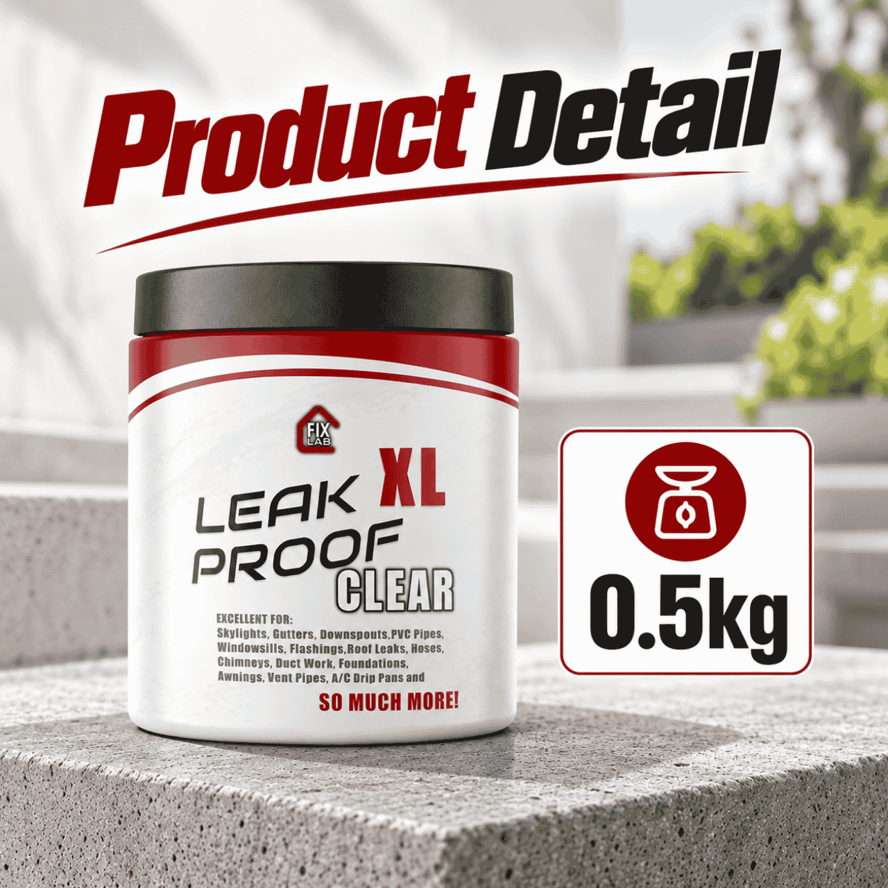Διάφανη επίστρωση για τη σφράγιση ρωγμών, LeakProof - Image 9