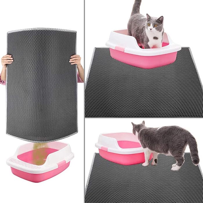LitterMat, χαλάκι γάτας που εγκλωβιζει την  άμμο - Image 3