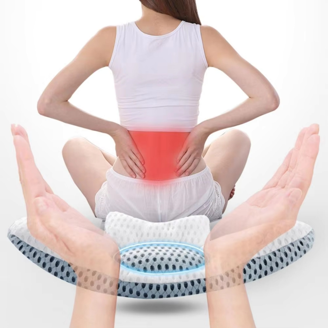LumbarPillow, ορθοπεδικό μαξιλάρι οσφυϊκής μοίρας - Image 2