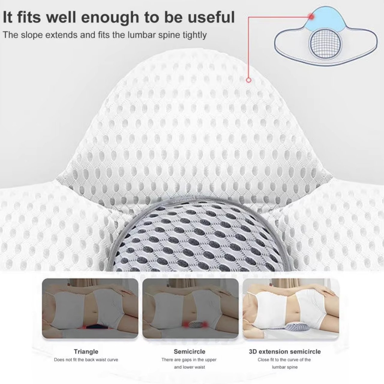 LumbarPillow, ορθοπεδικό μαξιλάρι οσφυϊκής μοίρας - Image 5