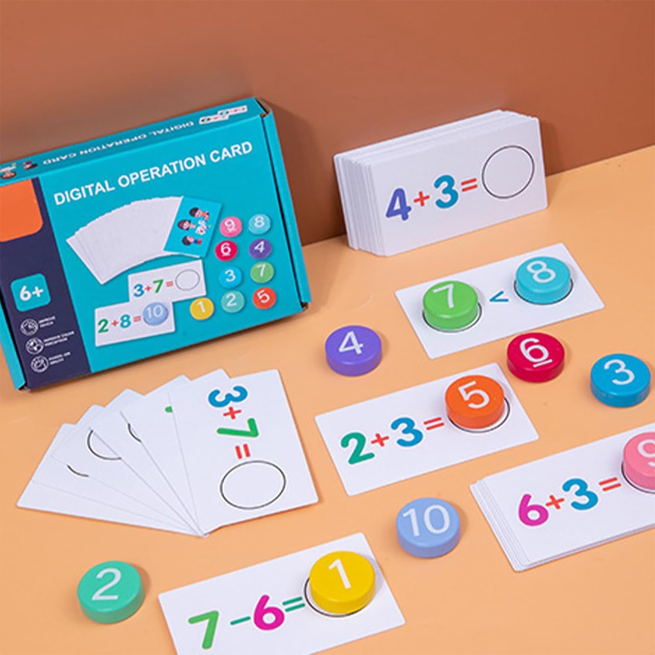 MathCards, ένα εκπαιδευτικό παιχνίδι για την εκμάθηση πρόσθεσης και αφαίρεσης - Image 1