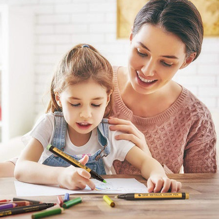 MetallicColorPen, ένα σετ μαρκαδόρων 10 τεμαχίων για σχεδιασμό - Image 3