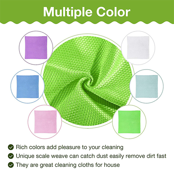 MicrofiberCloth, πανί καθαρισμού μικροϊνών πολλαπλών χρήσεων (4 τεμ.) - Image 9