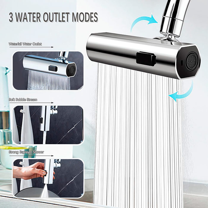 ModernFaucet, το προέκτασης βρύσης με 3 εξόδους νερού - Image 4