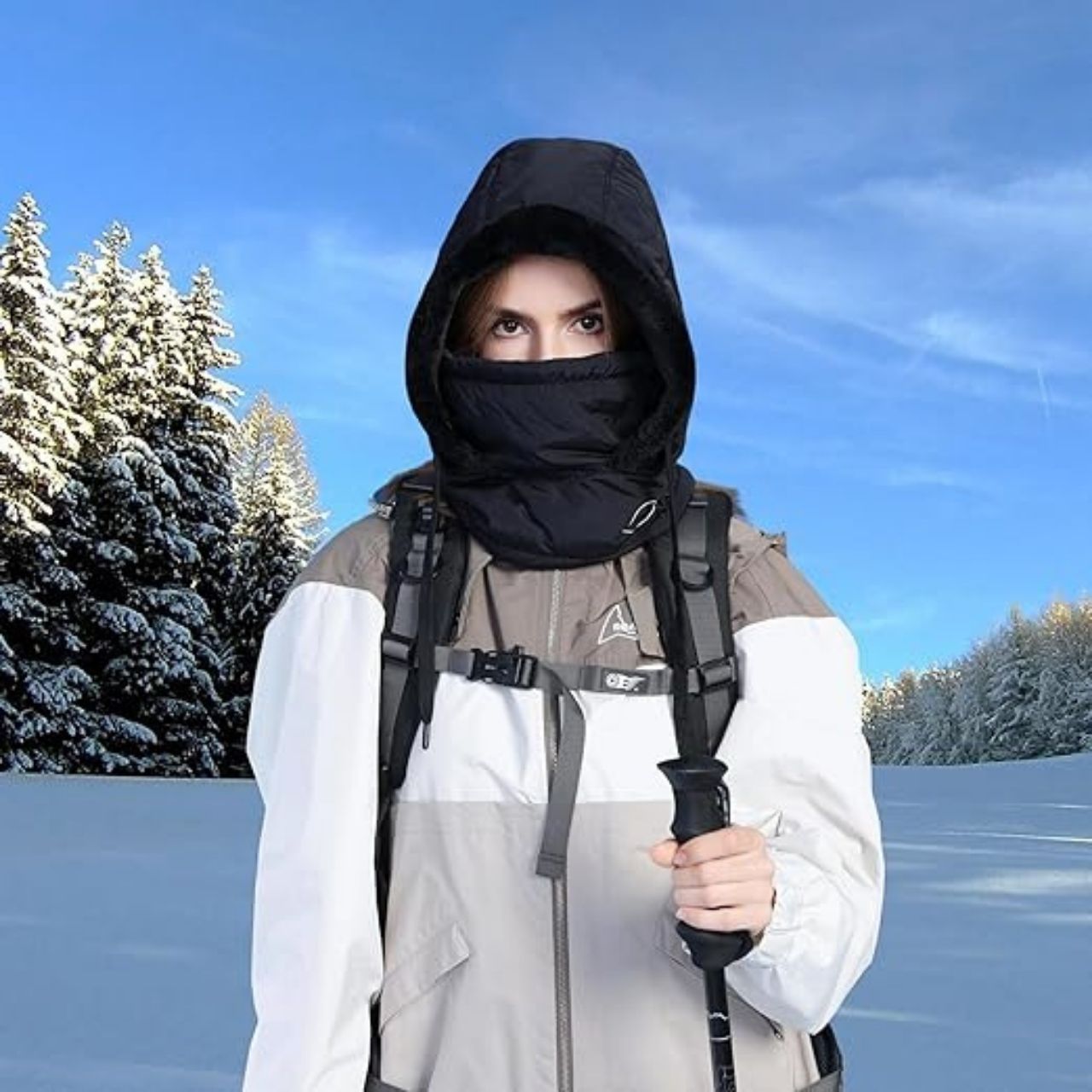 MuffHat, χειμερινό καπέλο με κασκόλ και μάσκα - Image 6