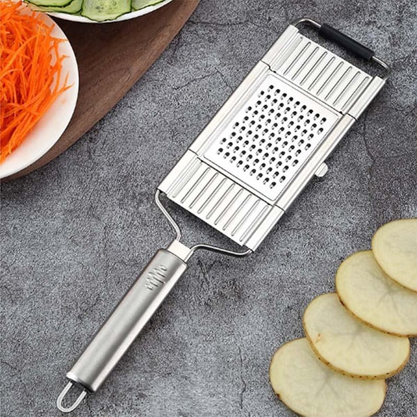 MultiSlicer, πολυλειτουργικός φρέσκος κοπτήρας λαχανικών με εργονομική λαβή και 3 διαφορετικές λεπίδες - Image 4