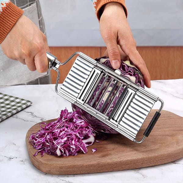 MultiSlicer, πολυλειτουργικός φρέσκος κοπτήρας λαχανικών με εργονομική λαβή και 3 διαφορετικές λεπίδες - Image 7