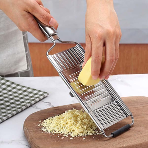 MultiSlicer, πολυλειτουργικός φρέσκος κοπτήρας λαχανικών με εργονομική λαβή και 3 διαφορετικές λεπίδες - Image 9