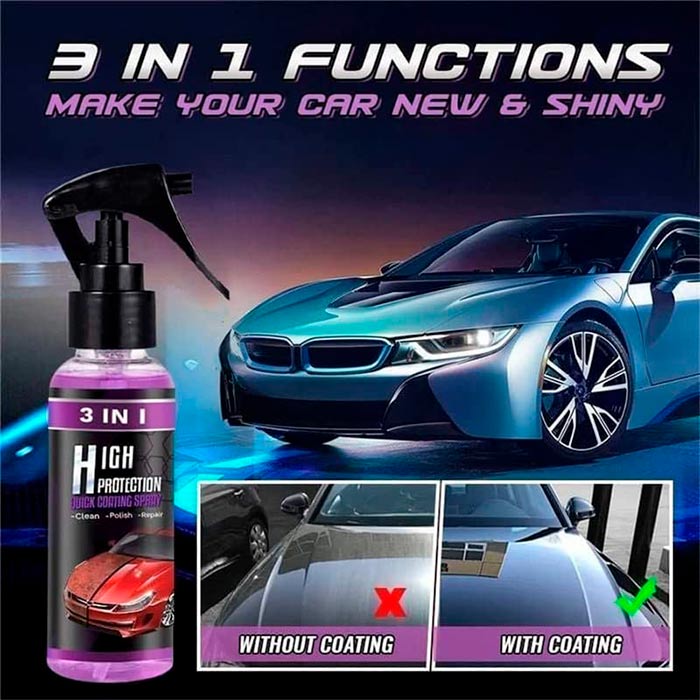 NanoSpray, 3 σε 1 προστατευτικό σπρέι για το αυτοκίνητο - Image 3
