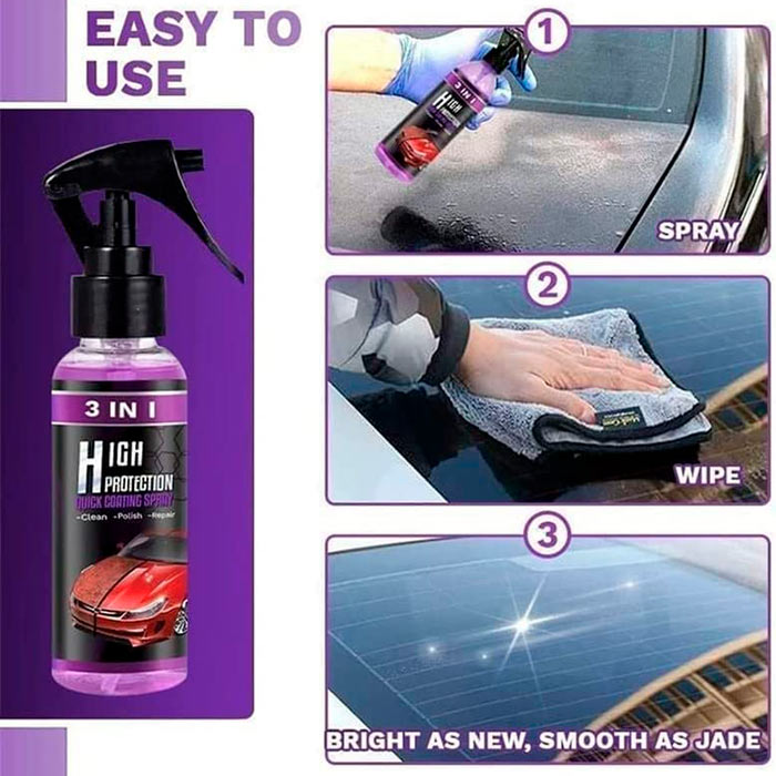 NanoSpray, 3 σε 1 προστατευτικό σπρέι για το αυτοκίνητο - Image 8