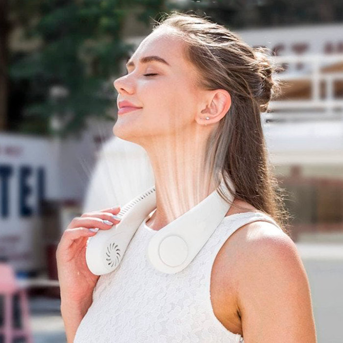 NeckFan, ένας φορητός ανεμιστήρας που εφαρμόζει γύρω από το λαιμό σας - Image 5