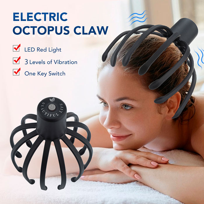 OctopusMassager, συσκευή μασάζ κεφαλής - Image 3