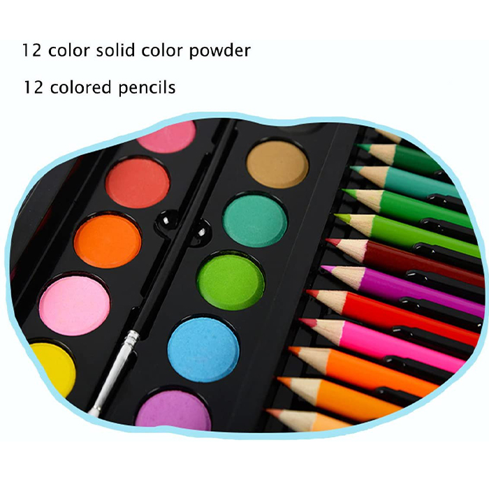 PaintingKit, σετ 86 κομματιών με μπογιές και άλλα αξεσουάρ κατάλληλο για ενήλικες και παιδιά - Image 2