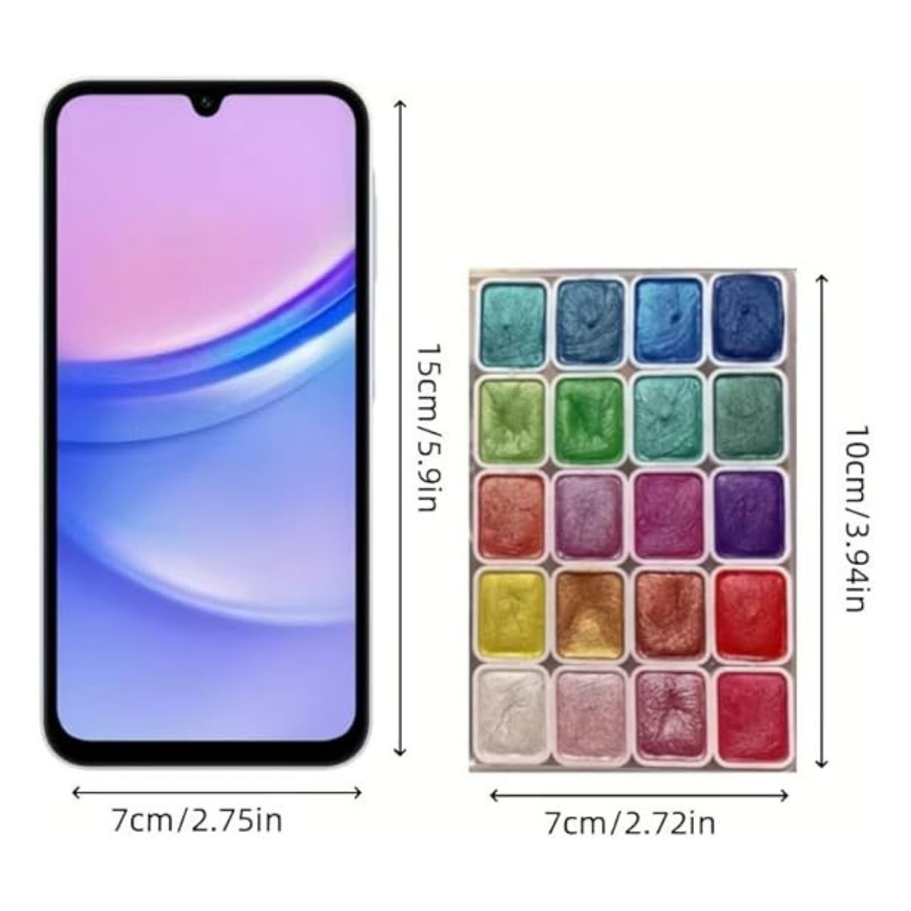 Palette, σετ 20 λαμπερών χρωμάτων - Image 2