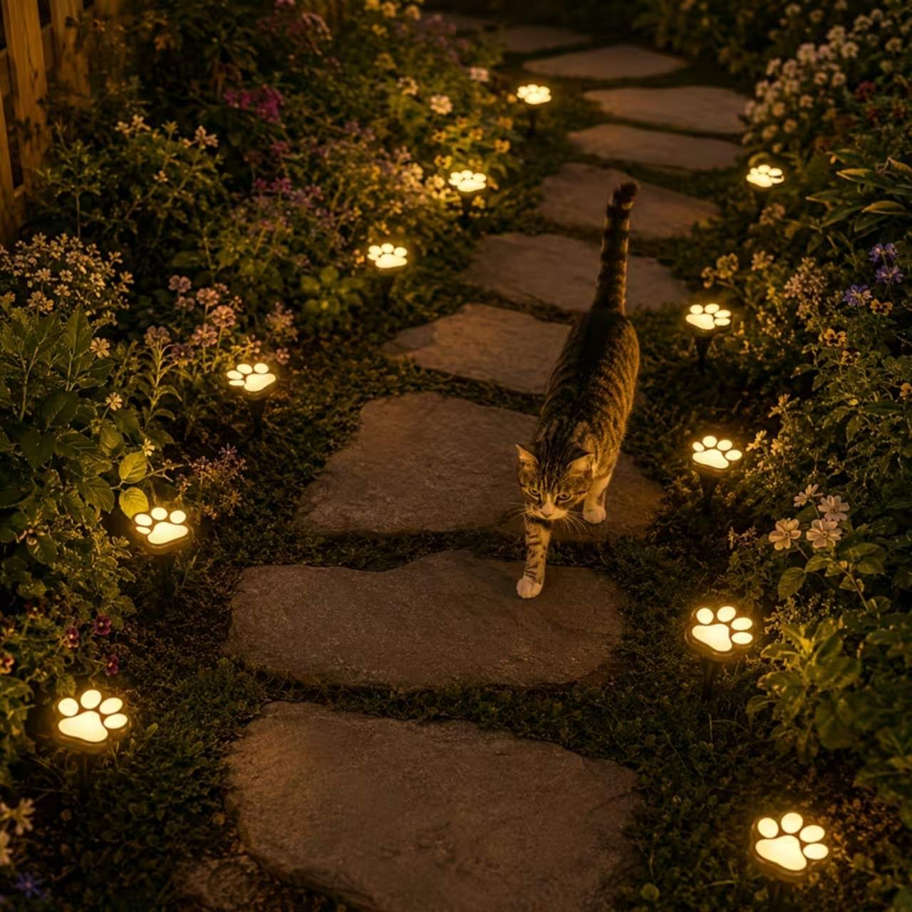Ηλιακά LED φωτιστικά σε σχήμα πατούσας, Paws - Image 11