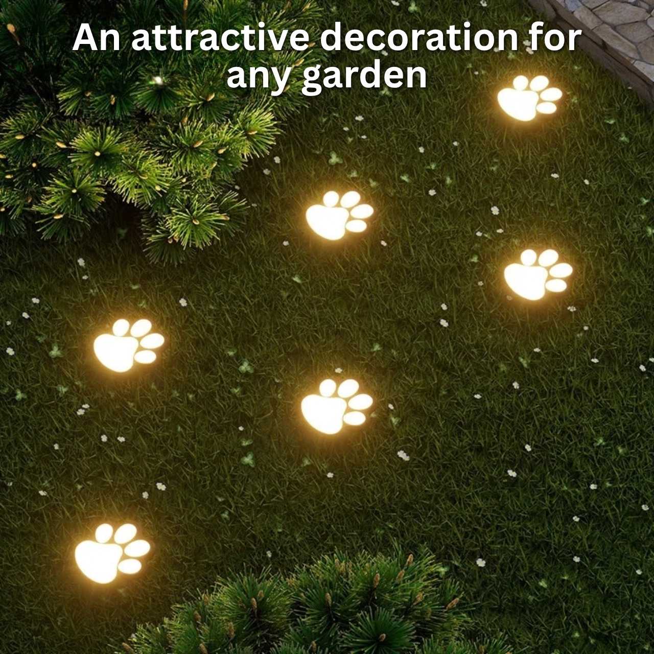 Ηλιακά LED φωτιστικά σε σχήμα πατούσας, Paws - Image 6